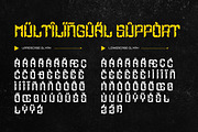 Truexon - Cyber Techno Font, a Sans Serif Font by Dhabee (Thumbnail 9 of 10)