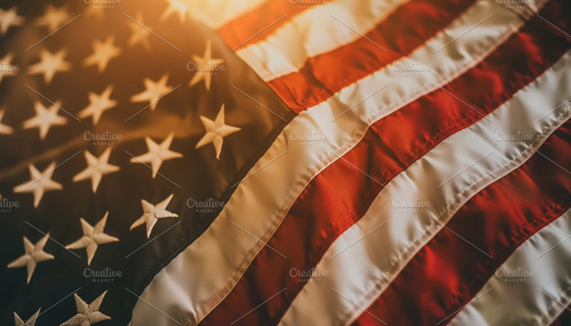 American flag in the wind, a Background Photo by MistyDay