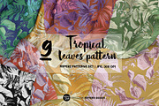 Tropical Leaves Seamless Pattern, a Pattern Graphic by VOVU Studio (Thumbnail 1 of 10)
