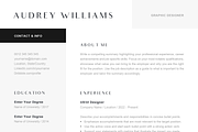 Resume Template Audrey, a Resume Template by Olympia Resume (Thumbnail 5 of 5)
