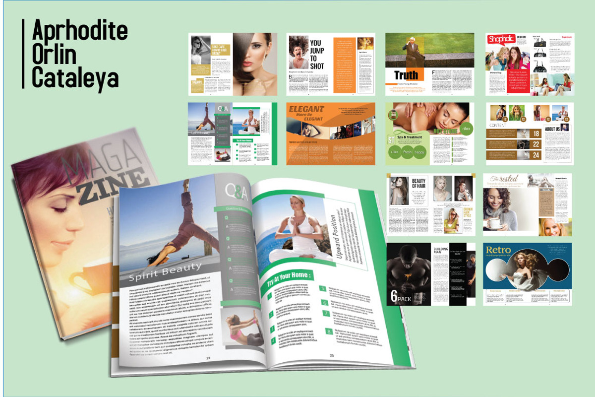 Magazine Template Modern, a Magazine Template by Orlin (Photo 2 of 5)