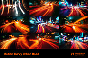 Motion Curvy Urban Roads. 77 images, an Abstract Photo by Handmadefont (Thumbnail 3 of 15)