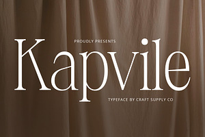 Kapvile Elegant Font