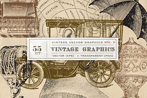 Vintage Vector Graphics Vol. 3