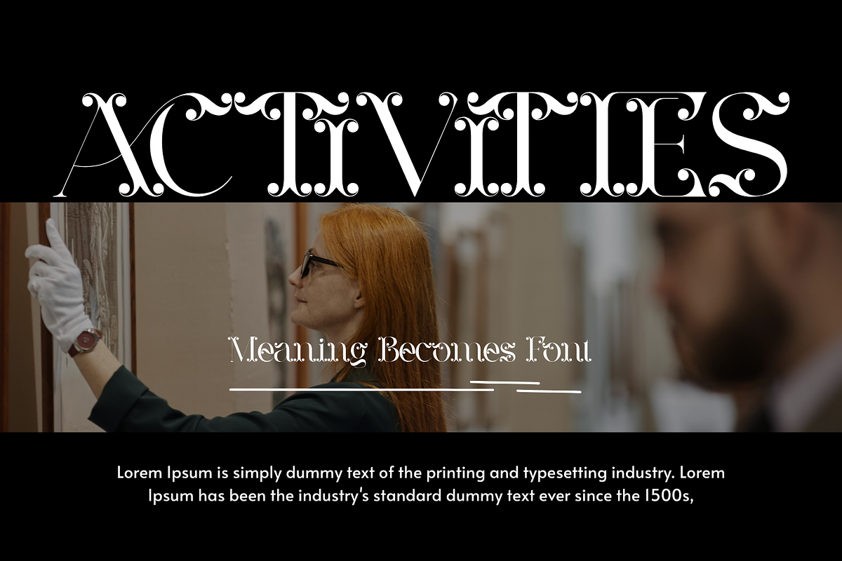 MEANING BECOMES - ELEGANT FONT, a Serif Font by 177Studio (Photo 6 of 8)