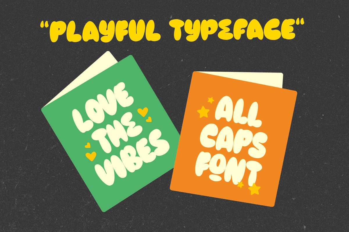 Puffy Delight - Playful Display Font, a Handwritten Font by Letterhend Studio (Photo 5 of 9)