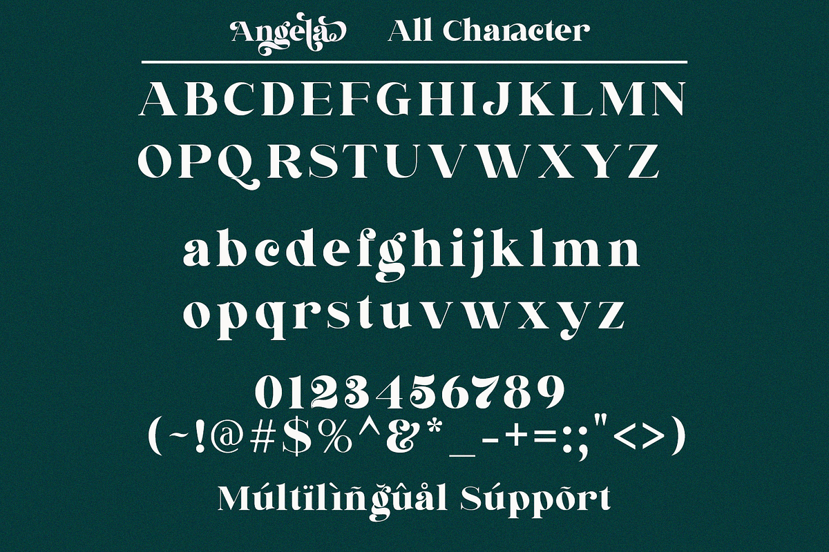 Angela, a Serif Font by Sealoung (Photo 16 of 16)