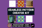 Procreate Seamless Pattern Creator, a Brush Add-On by AlwaysBeColoring (Thumbnail 1 of 10)