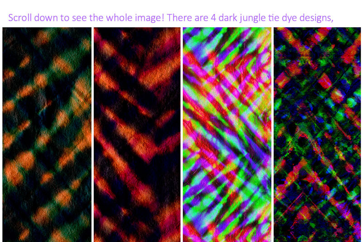 Tie Dye patterns - Set of 8., a Background Graphic by RosaPompelmo (Photo 2 of 2)