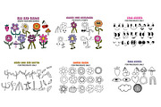 Retro Procreate Bundle Stamps Brush, a Brush Add-On by Brush Lab (Thumbnail 7 of 9)