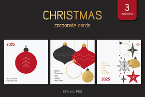 Christmas Corporate cards, a Card Template by Paper Cards