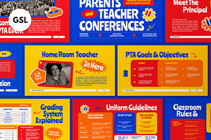 PTA Event Google Slide, a Presentation Template by graphicook