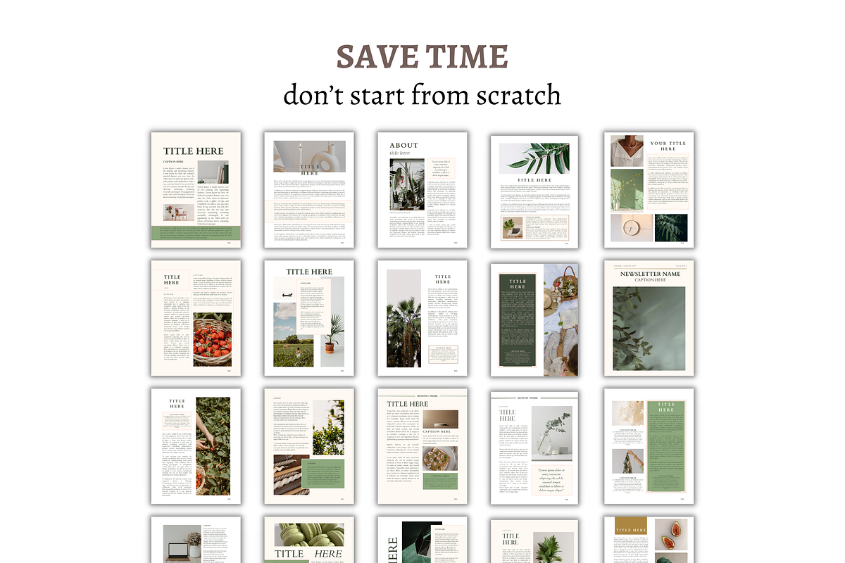 Email Marketing Newsletter Template, a Templates & Theme by Digital By Nikoleta (Photo 2 of 11)
