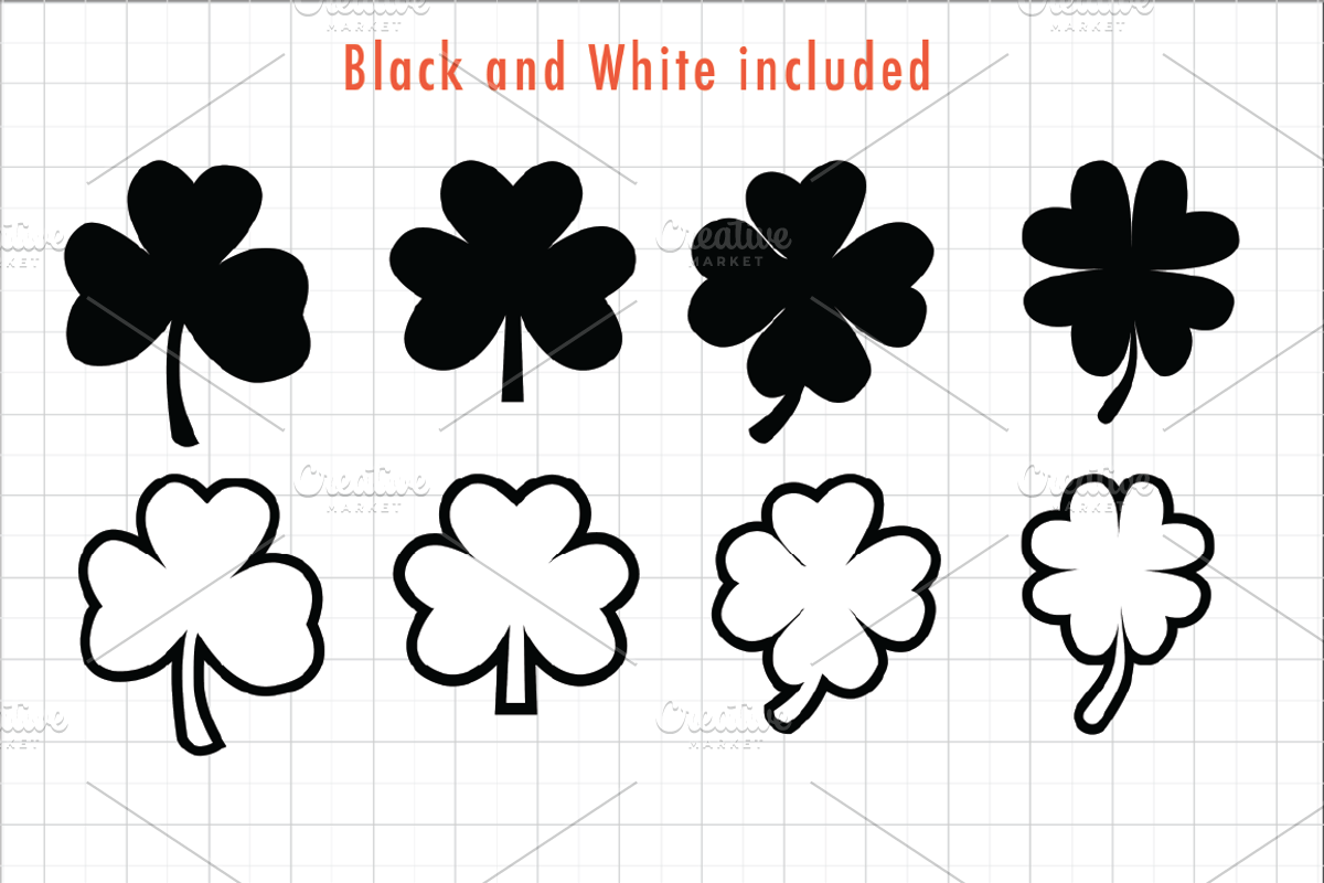 SVG Shamrock Clip Art, a Graphic by Digibonbons (Photo 2 of 3)