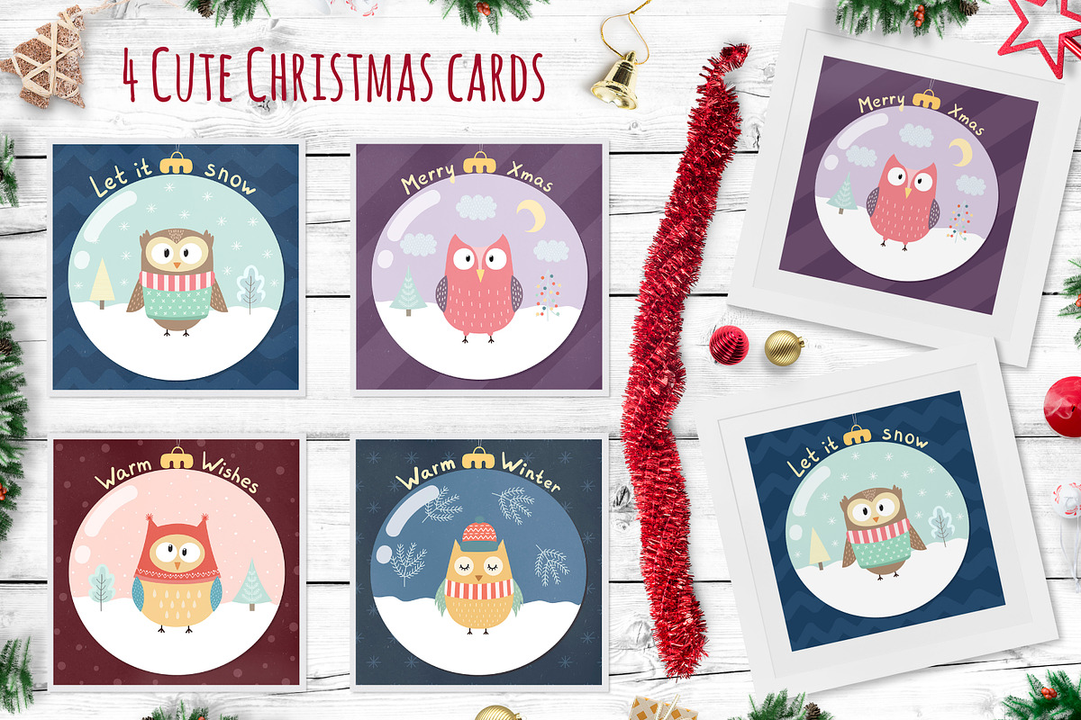 Winter Owls: patterns, illustrations, a Pattern Graphic by Gulnara Sabirova (Photo 8 of 10)