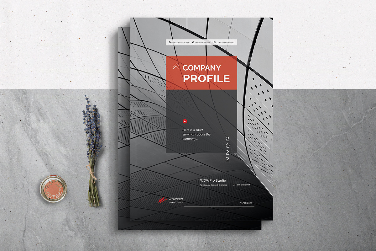 Company Profile, a Brochure Template by WOWPro (Photo 1 of 9)