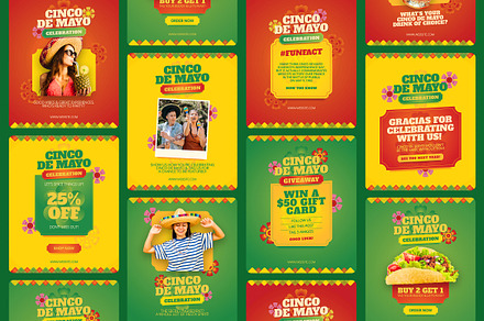 Cinco De Mayo Instagram Templates