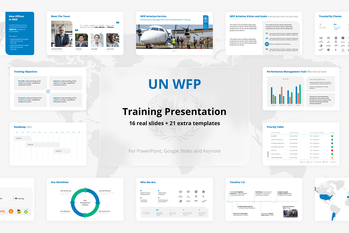 UN Training Presentation Template