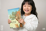 8.5x11 inch Kids Book Mockup, a Books & Magazine Mockup by The Blue Bird (Thumbnail 4 of 10)