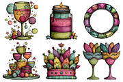 Gliteer New Year Clipart, an Illustration by Daily.Designs (Thumbnail 3 of 5)