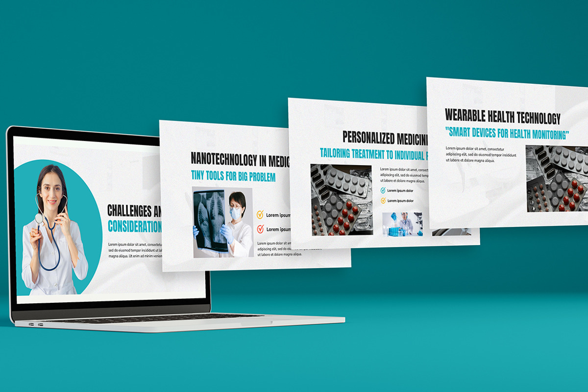 Medical Presentation Template, a Presentation Template by Glyphminds Studios (Photo 3 of 3)