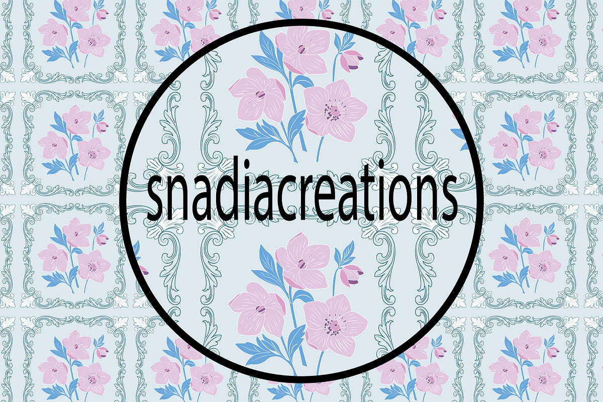 Heritage Bloom, a Pattern Graphic by snadiacreations (Photo 1 of 3)