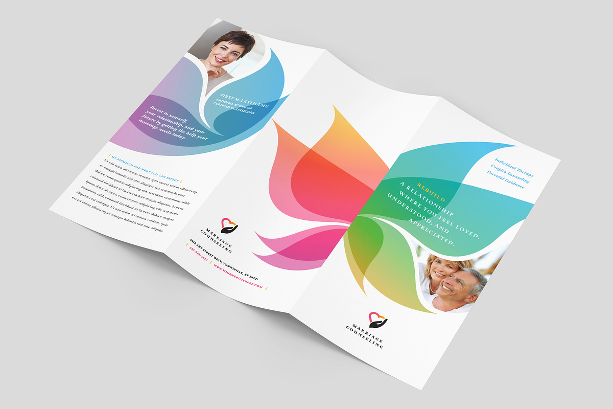 Marriage Counseling Brochure Template