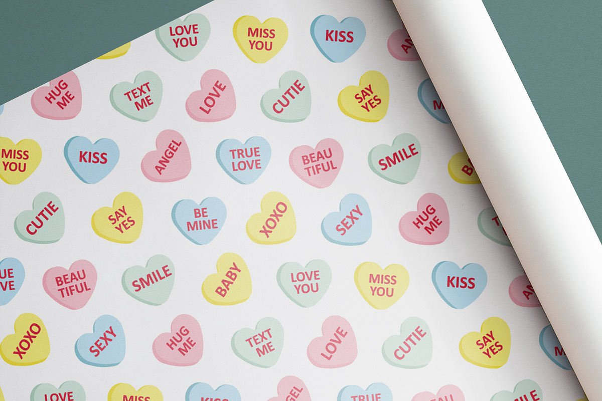 Valentine seamless patterns set, a Pattern Graphic by Swetsol (Photo 3 of 8)