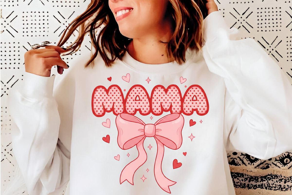 Coquette Valentine Mama Png, an Illustration by SinaCreation (Photo 4 of 11)