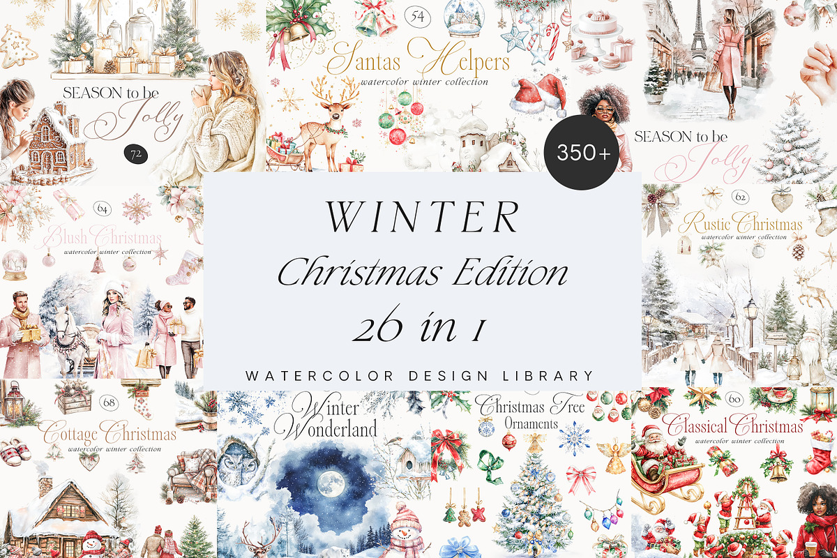 New! Winter Christmas Edition, a Seasonal Illustration by Isabelle Salem (Photo 1 of 227)