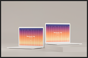 Macbook and iPhone Clay Mockup, a Mac Mockup by Muhazdinata (Thumbnail 8 of 8)