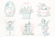 Whimsical Spring & Easter Mega Pack, a Decorative Illustration by GiraffeCreative (Thumbnail 4 of 20)
