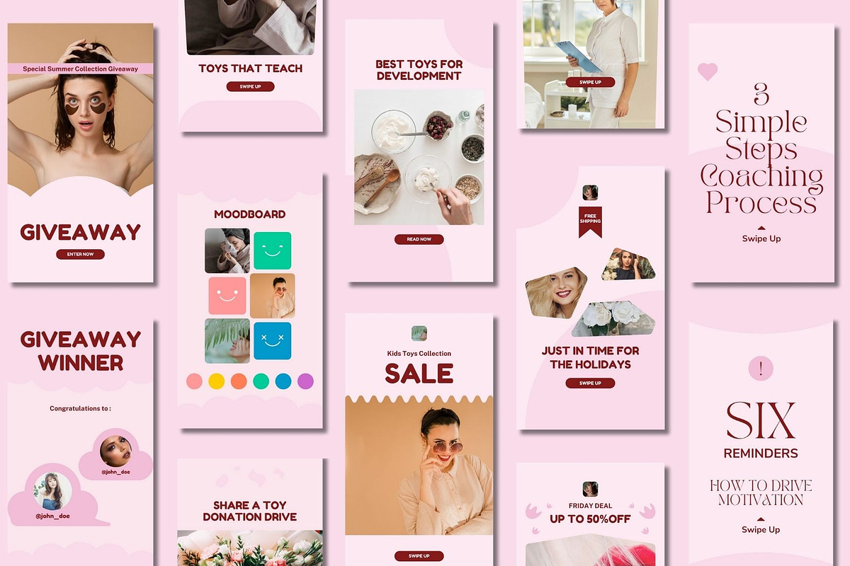 Flymingo Social Media Story Template, a Social Media Template by BoontenStudio (Photo 2 of 8)