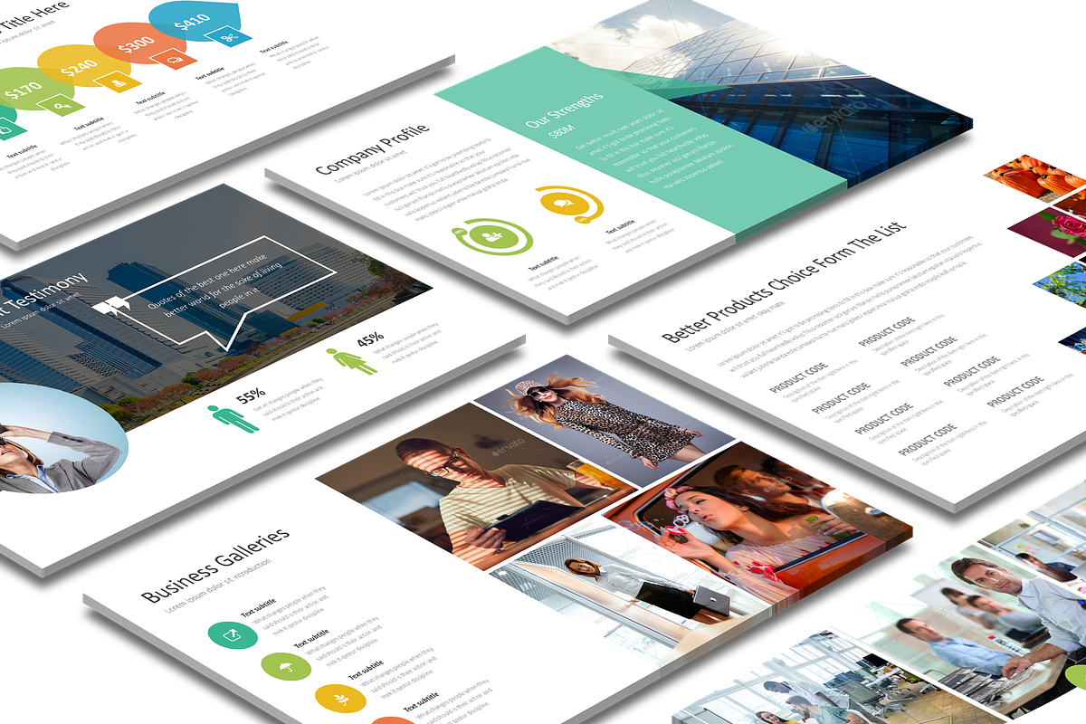 Business Presentation Template, a Presentation Template by GreenDesign (Photo 7 of 7)