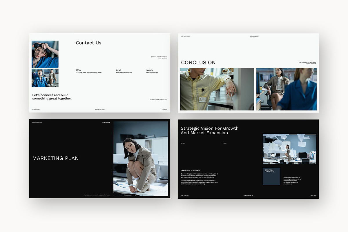 Cera : Marketing Plan Google Slides, a Presentation Template by Punkl Camp (Photo 9 of 16)