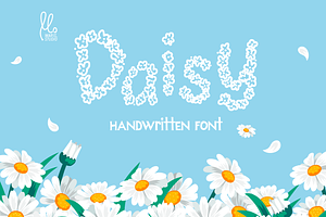 Daisy Handwritten Font, a Handwritten Font by Waris Studio