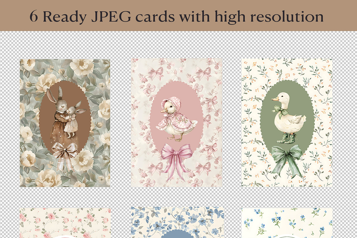 Cottagecore Animal Clipart, an Animal Illustration by NataKa (Photo 4 of 5)