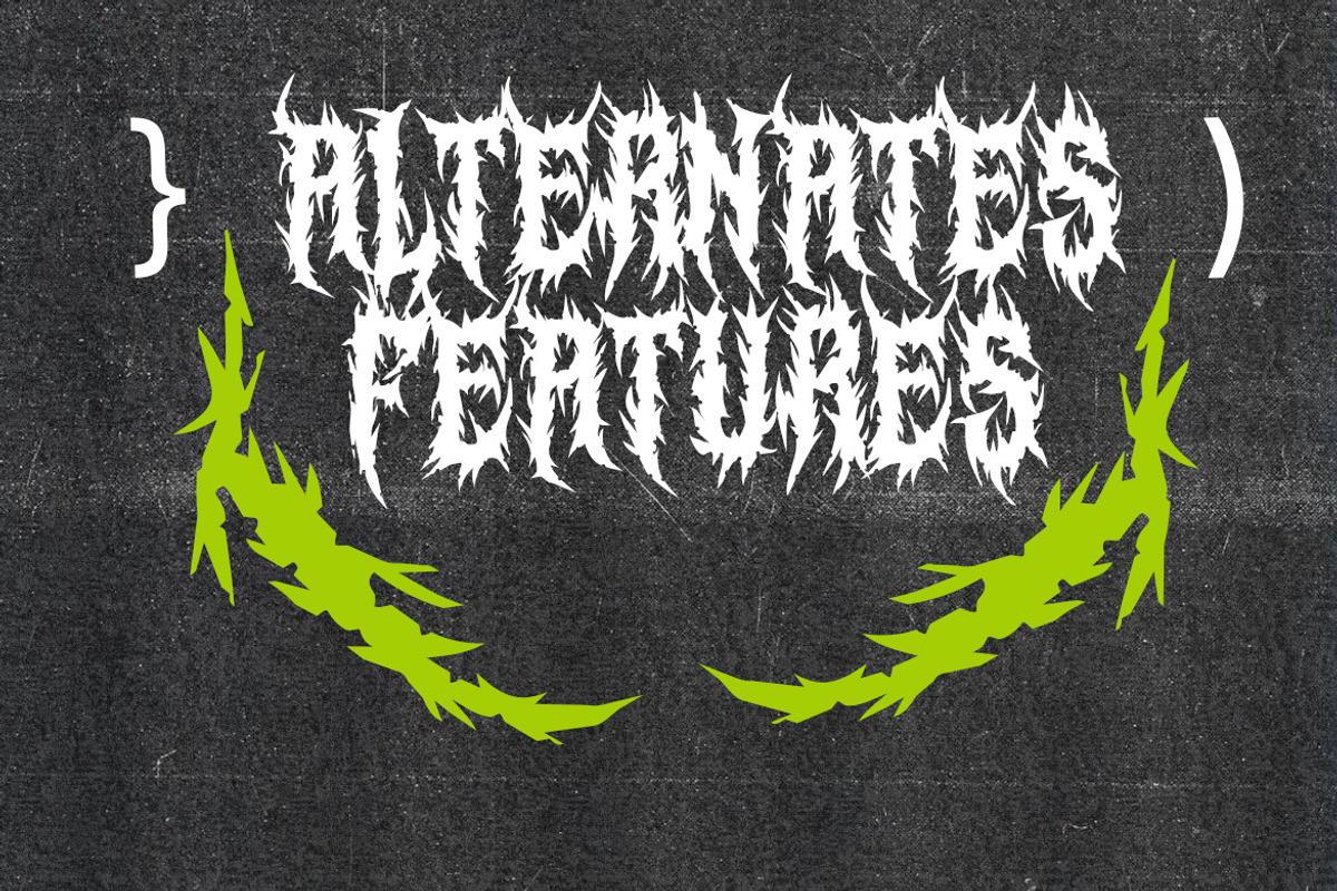 Santone - Metal Font, a Blackletter Font by Ideal Eksis (Photo 5 of 6)