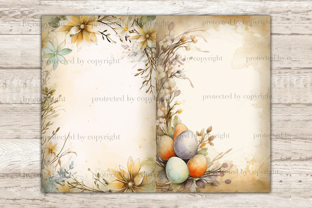 Rustic Easter Ephemera | Frame, a Seasonal Illustration by GlamArtZhanna (Photo 5 of 10)