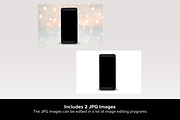 Smart Phone Mockup - PSD, PNG & JPG, a Merchandise Mockup by MelissaBMockups (Thumbnail 5 of 7)