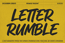 Letter Rumble – Marker Brush