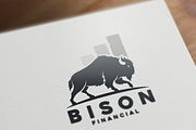 Bison Financial Logo, a Branding & Logo Template by VectorCrow (Thumbnail 1 of 2)