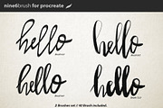 Nine6brush V.1 Procreate, a Brush Add-On by D&K Project (Thumbnail 7 of 18)
