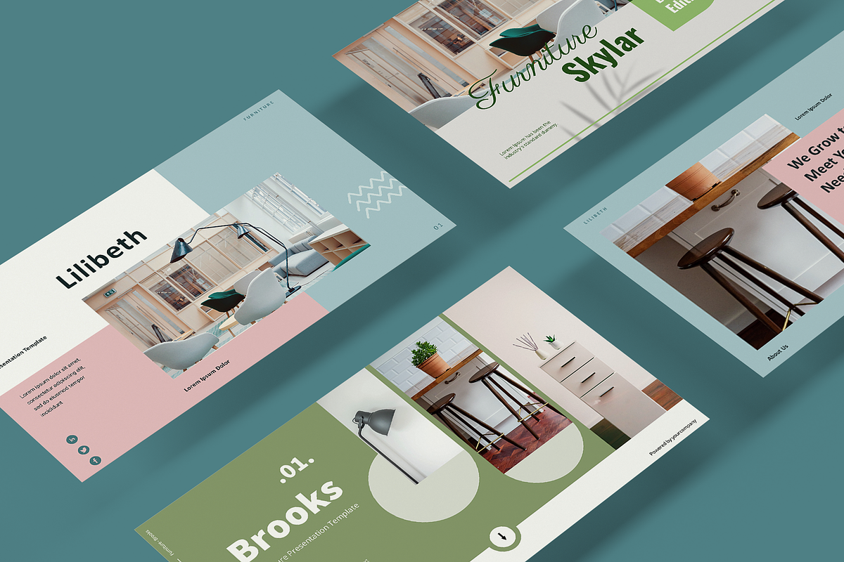 Furniture Bundle Templates, a Presentation Template by deTheme (Photo 2 of 12)
