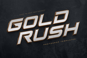 Gold and Silver Outline Text Effect, a Layer Style Add-On by Andrew Skoch Design