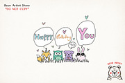 Cat and Animals Funny Birthday PNG, a Graphic by GlitterCraft (Thumbnail 86 of 101)
