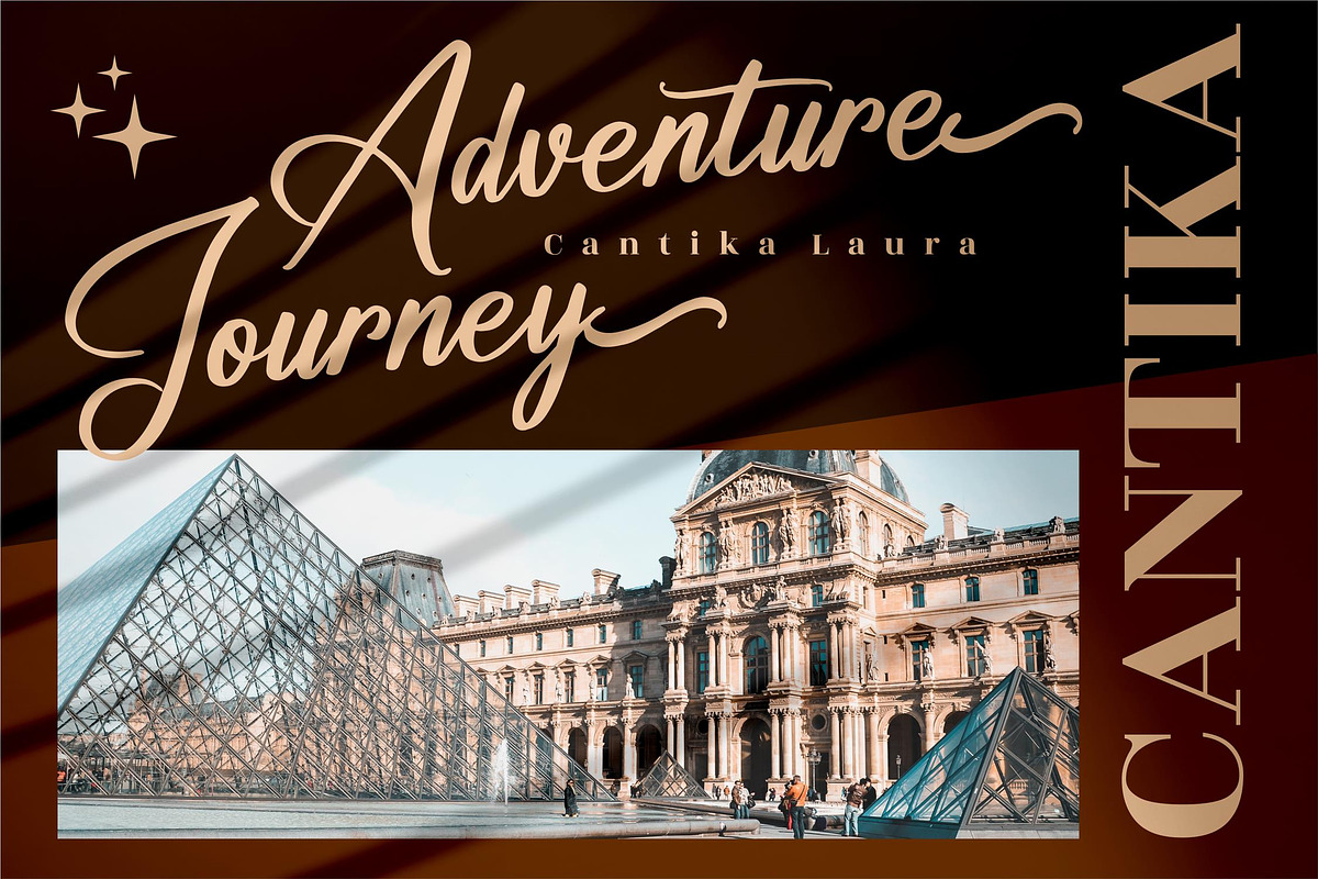 Anthony Hunter Modern Calligraphy, a Script Font by Letterena Studios Script (Photo 8 of 13)