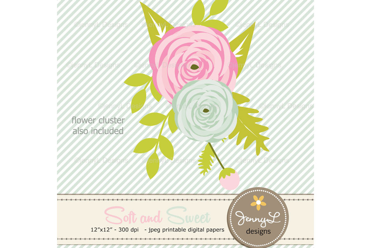 Mother's Day Digital Paper, a Pattern Graphic by JennyL Designs (Photo 2 of 4)