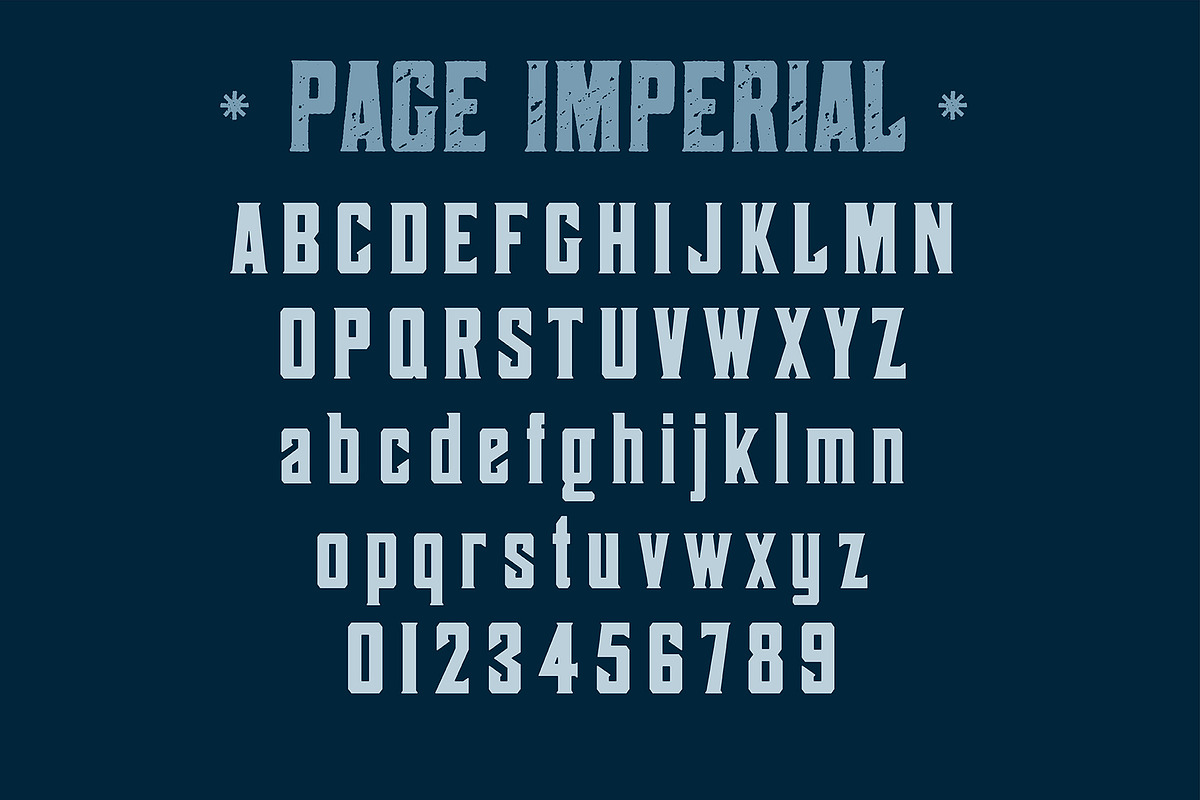 Page Imperial - Vintage Typeface preview 5