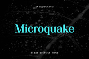 Microquake Serif Display Font, a Serif Font by UICreative (Thumbnail 1 of 13)